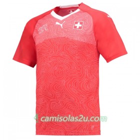 Camisolas de Futebol Suíça Equipamento Principal Copa do Mundo 2018 Manga Curta